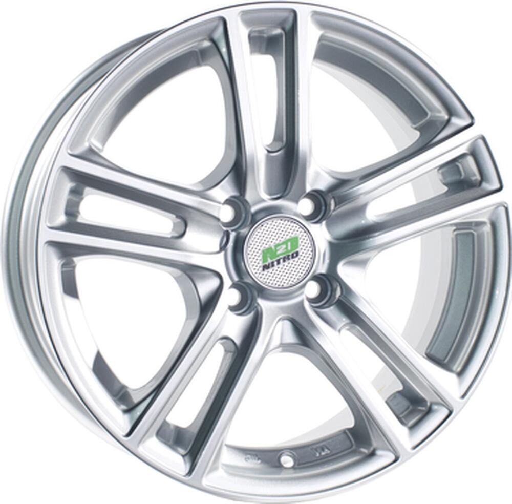 N2O Y242 6x14 4x98 ET 38 Dia 58.6 silver