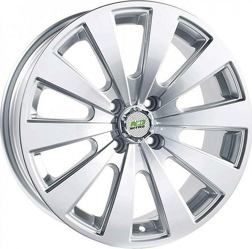 N2O Y252 7x16 4x98 ET 32 Dia 58.6 silver