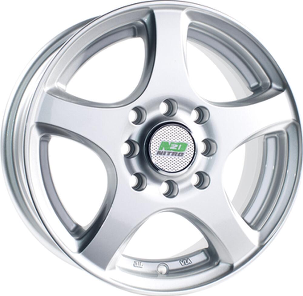 N2O Y279 5.5x13 4x98 ET 35 Dia 58.6 silver