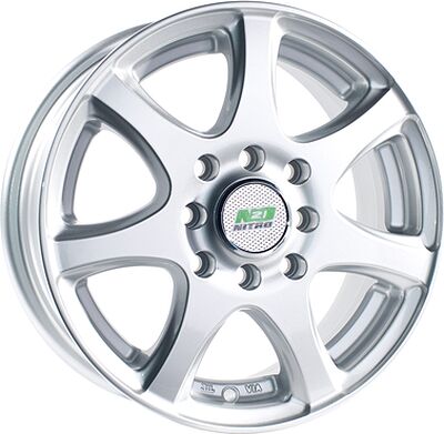 N2O Y283 7x16 5x108 ET 50 Dia 63.3 silver