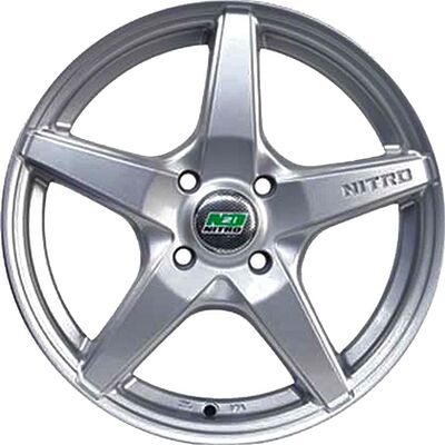 N2O Y3119 6x15 4x100 ET 40 Dia 60.1 silver