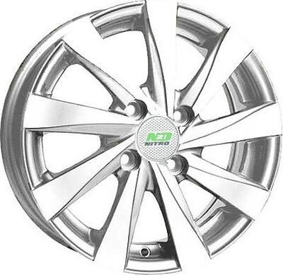 N2O Y465 6x16 4x100 ET 41 Dia 60.1 silver