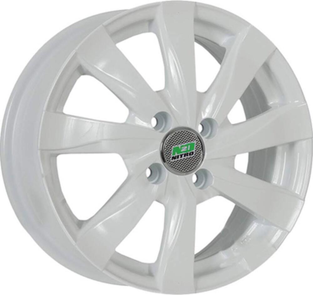 N2O Y465 6x15 4x100 ET 50 Dia 60.1 White
