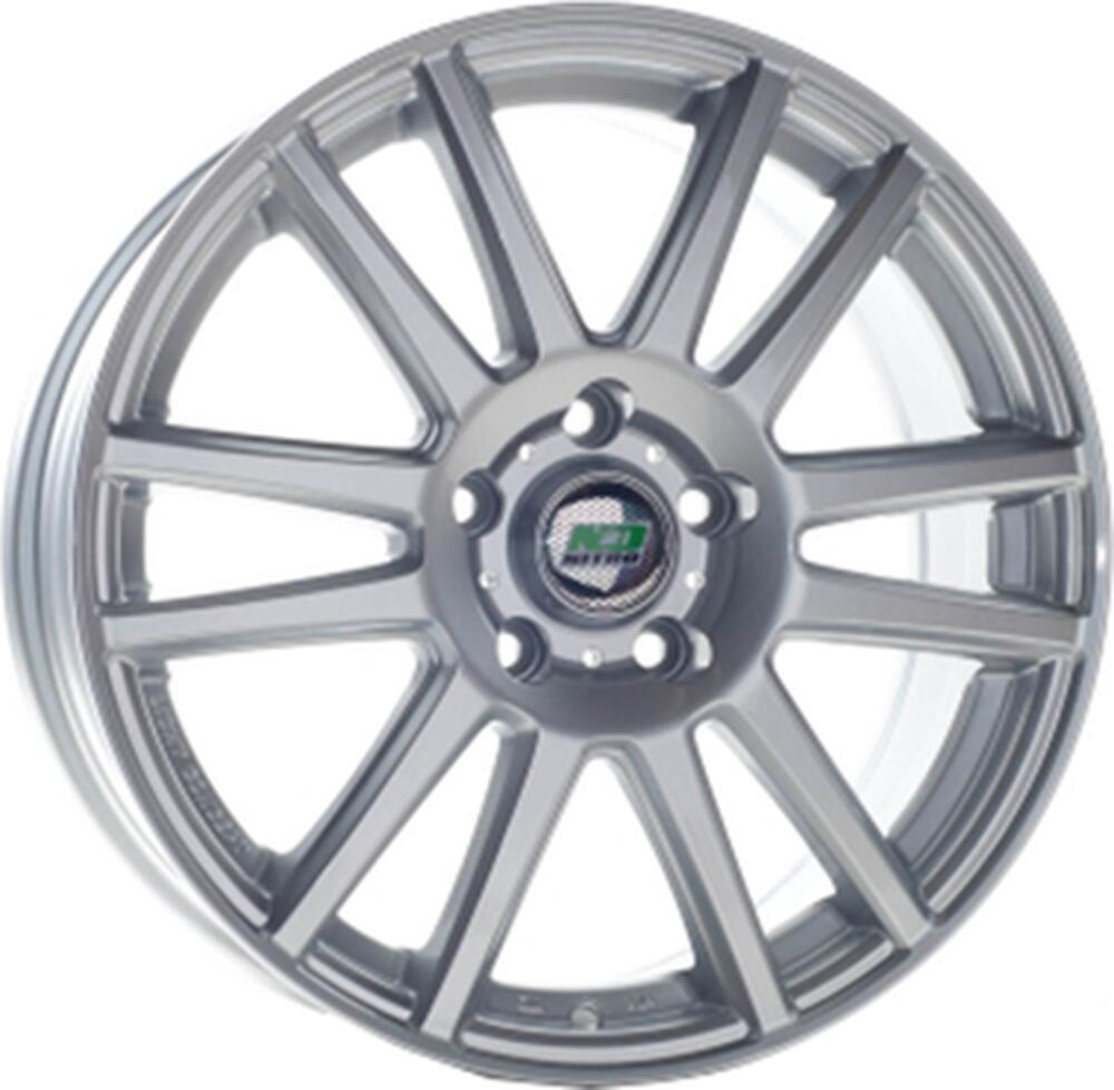 N2O Y4917 7x17 5x100 ET 48 Dia 56.1 silver