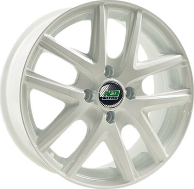 N2O Y4925 6x15 4x100 ET 48 Dia 54.1 White