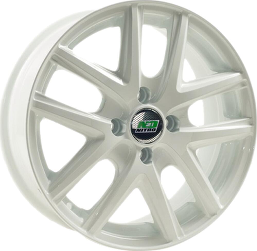 N2O Y4925 6x15 5x100 ET 40 Dia 57.1 White