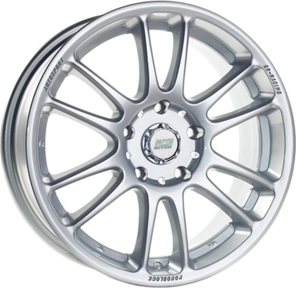 N2O Y665 6x14 4x100 ET 43 Dia 60.1 silver