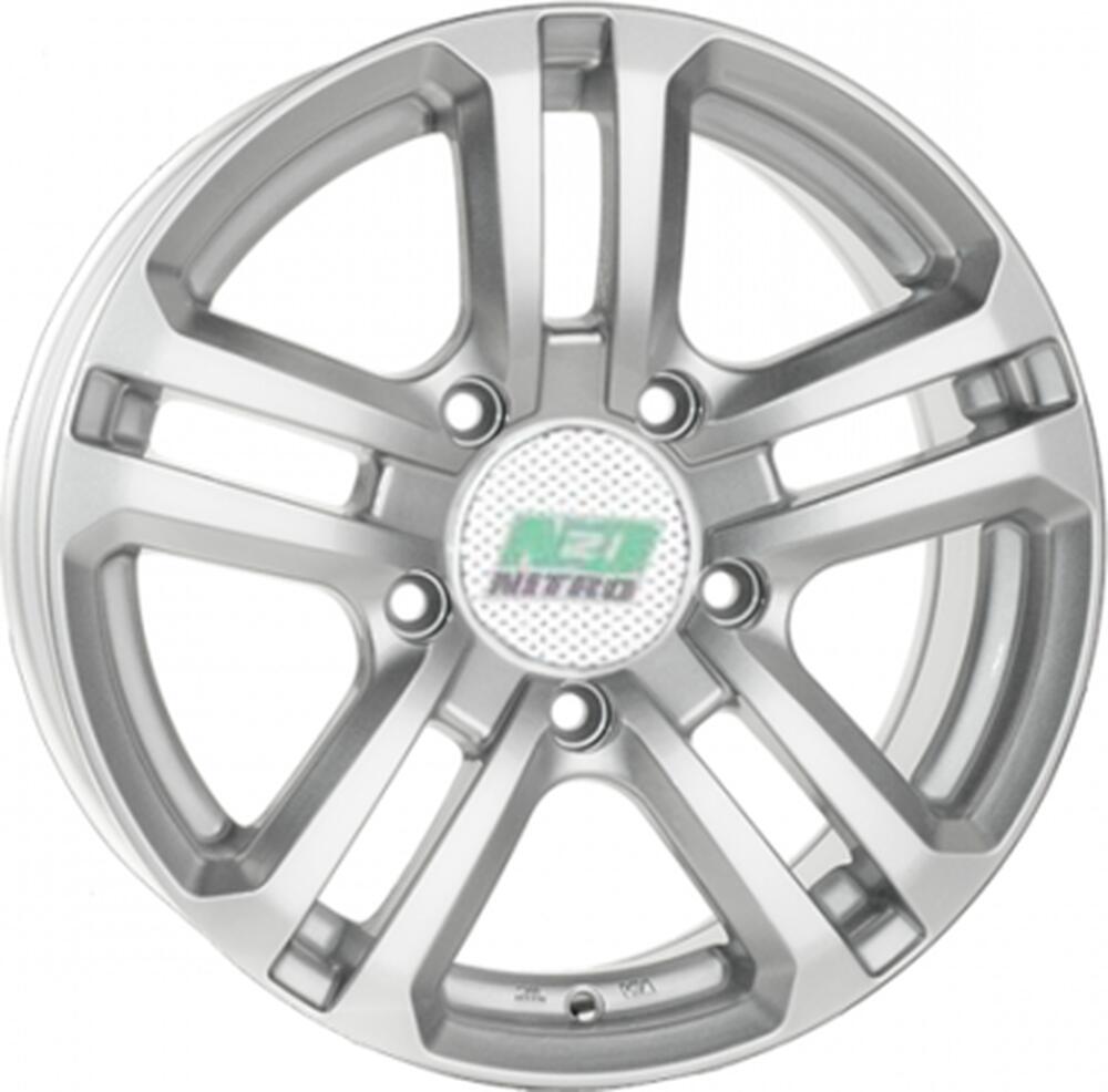 N2O Y7364 6.5x16 5x139.7 ET 40 Dia 98.5 silver