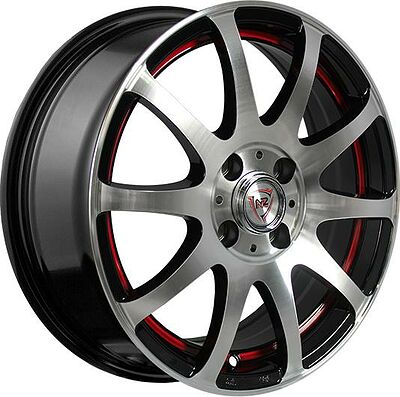 NZ Wheels F-21 5.5x13 4x98 ET 35 Dia 58.6 BKFRSI