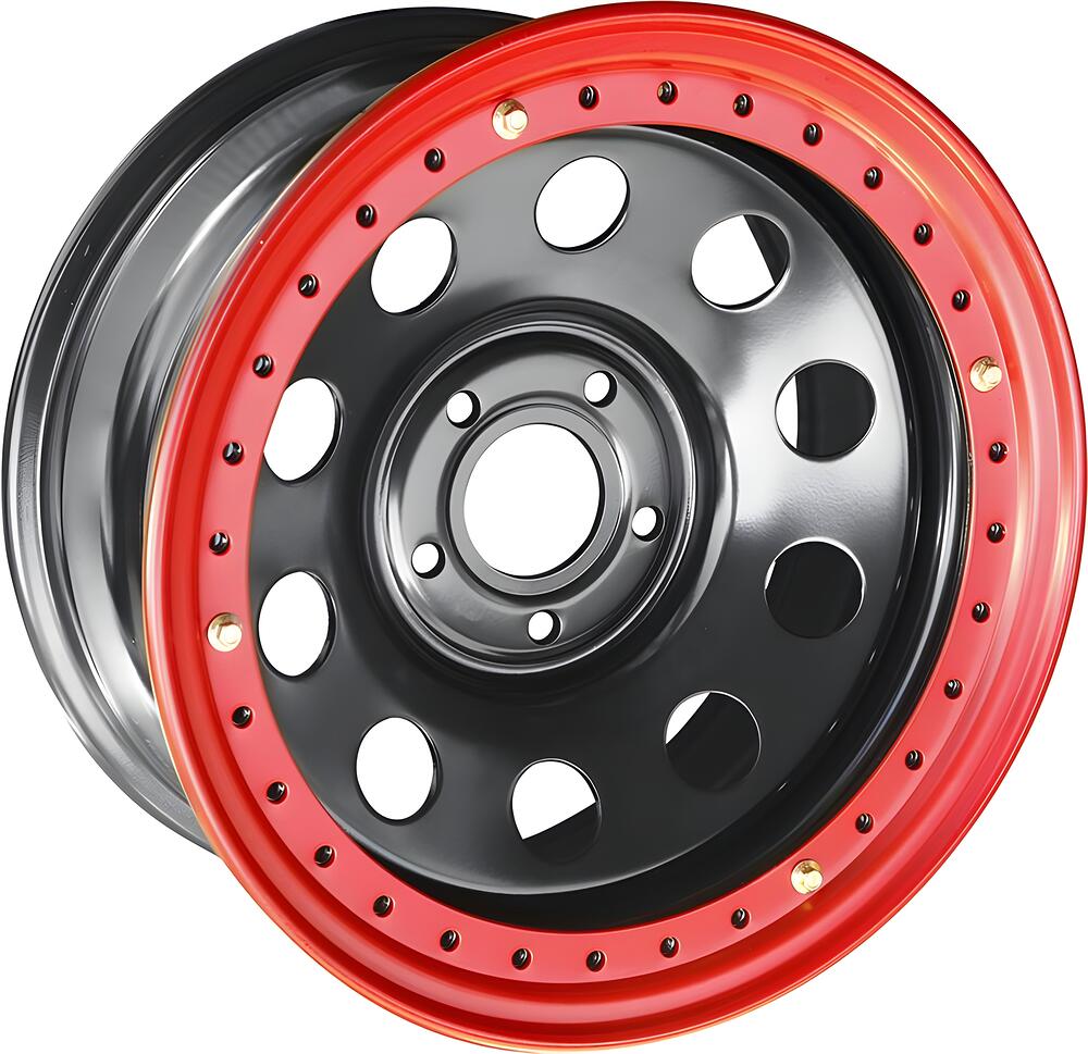 Off-Road-Wheels Original + бедлок красный 8x16 6x139.7 ET -19 Dia 110 черный