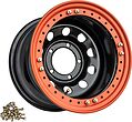 Off-Road-Wheels УАЗ + бедлок оранжевый 8x16 5x139.7 ET -19 Dia 110 черный Off-Road-Wheels УАЗ + бедлок оранжевый 8x16 5x139.7 ET -19 Dia 110 черный