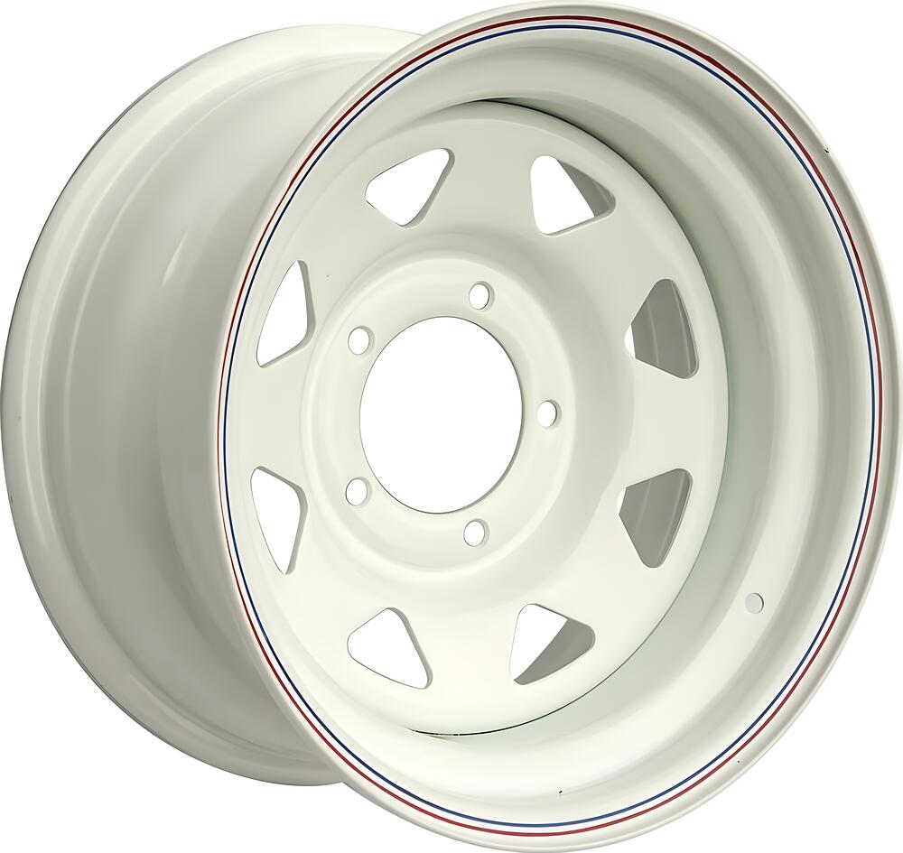 Off-Road-Wheels УАЗ треугольник мелкий 7x15 5x139.7 Dia 110 белый