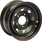 Off-Road-Wheels УАЗ треугольник мелкий 7x16 5x139.7 ET -19 Dia 110 черный