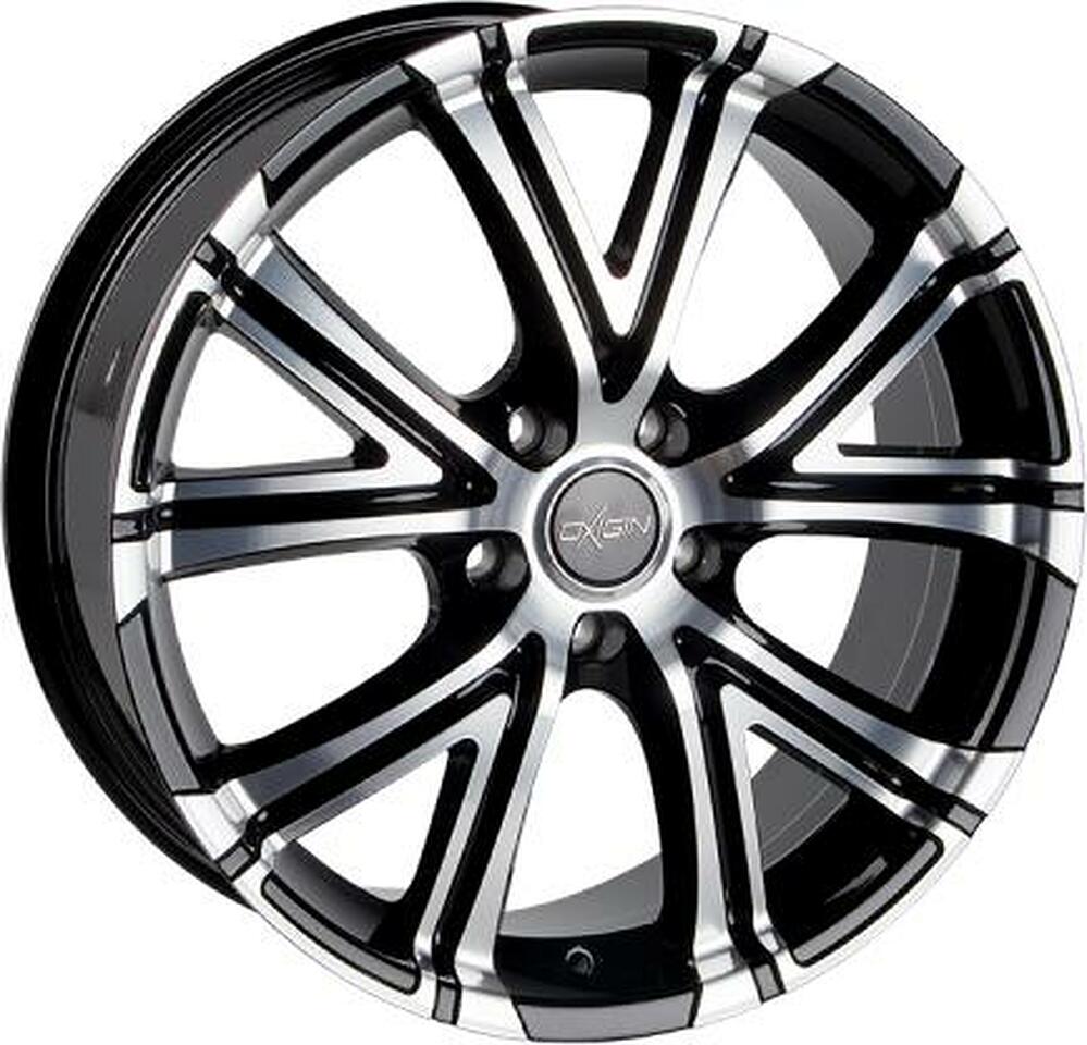 Oxigin 15 Vtwo 7x17 5x108 ET 45 Dia 72 Black Full Polish