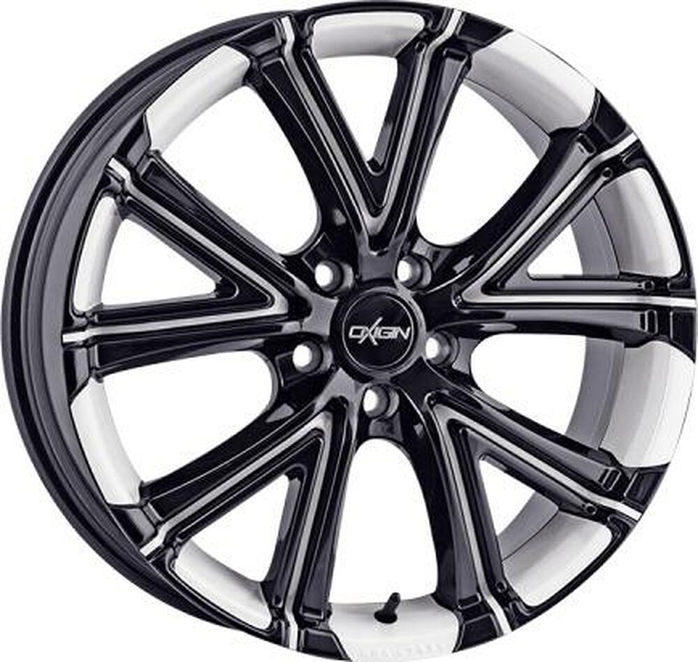 Oxigin 15 Vtwo 7x17 5x108 ET 45 Dia 72 Black Full Polish