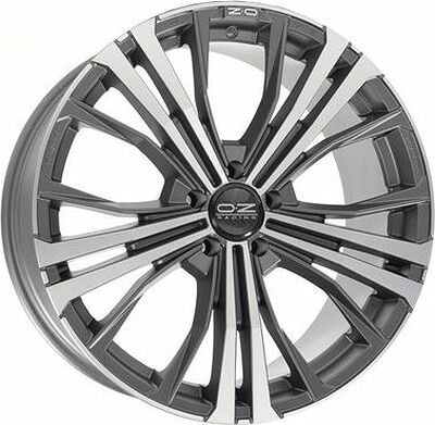 OZ Racing Cortina 9x19 5x130 ET 50 Dia 71.6 Matt Dark Graphite Diamond Cut