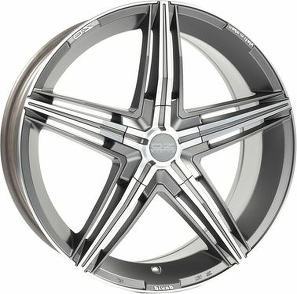 OZ Racing David 7x16 4x108 ET 25 Dia 75 Matt Graphite Diamond Cut