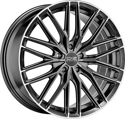 OZ Racing Gran Turismo HLT 9.5x20 5x112 ET 18 Dia 75 Star Graphite Diamond Lip