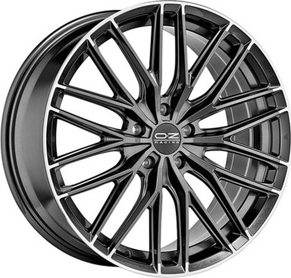 OZ Racing Gran Turismo HLT 9.5x20 5x112 ET 42 Dia 75 Star Graphite Diamond Lip