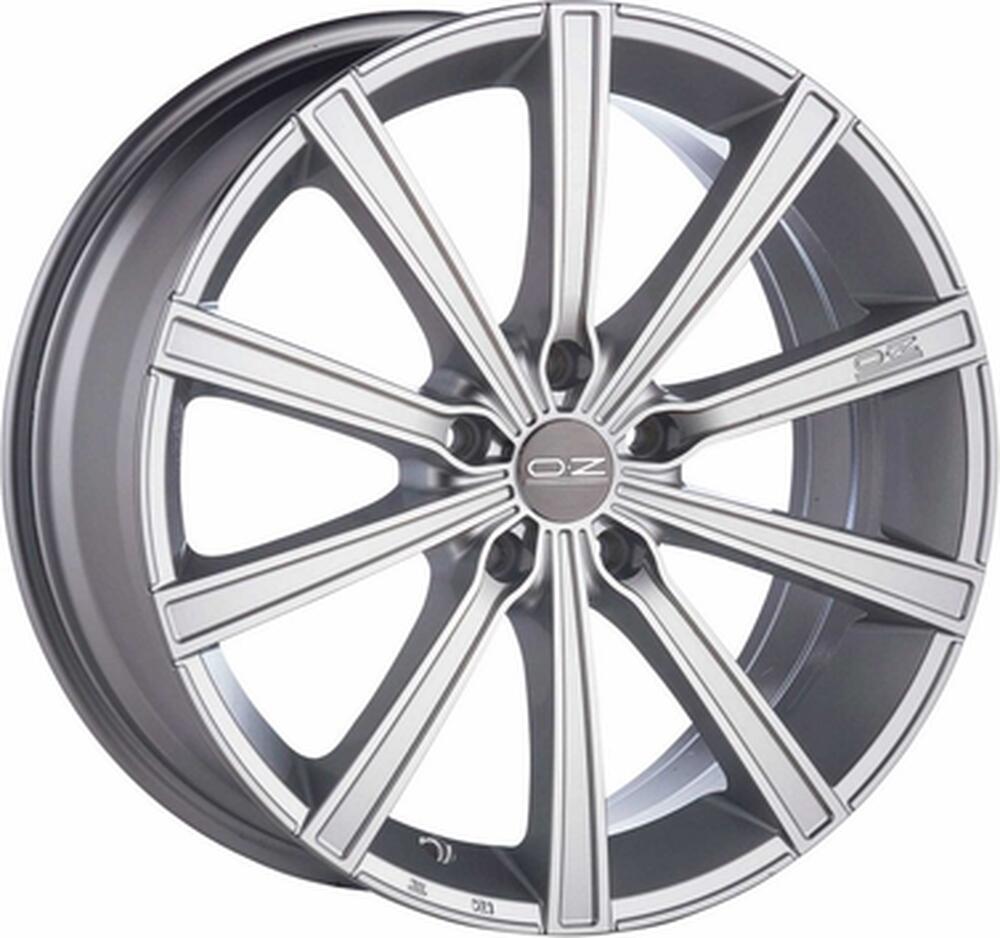OZ Racing Lounge 10 8x19 5x120 ET 40 Dia 75 Metal Silver Diamond Cut
