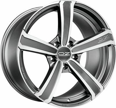 OZ Racing Montecarlo HLT 10x20 5x112 ET 43 Dia 79 Matt Dark Graphite Diamond Cut