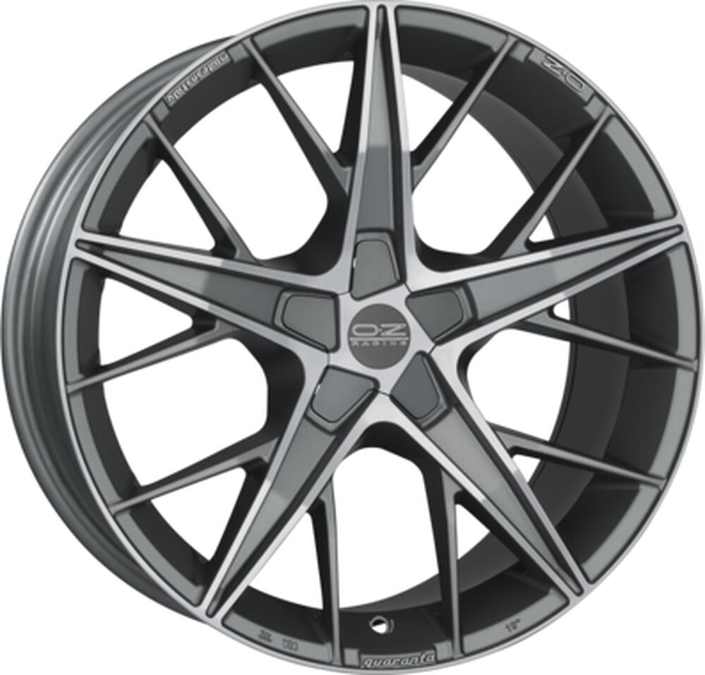 OZ Racing Quaranta 5 8x18 5x108 ET 45 Dia 75 Grigio Corsa Diamond Cut