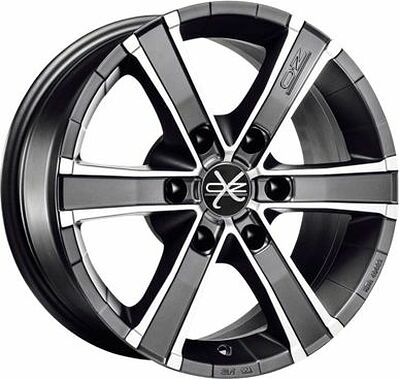OZ Racing Sahara 6 8x17 6x139 ET 15 Dia 106 Matt Graphite Diamond Cut