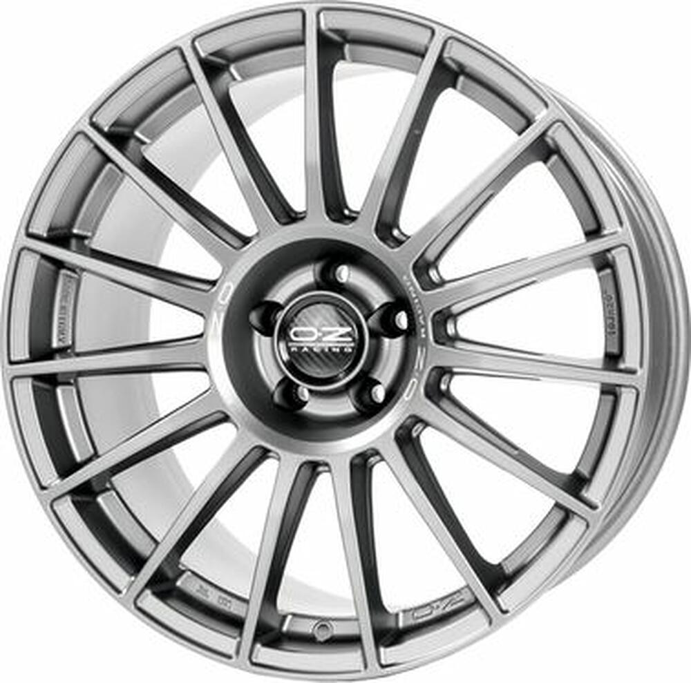 OZ Racing Superturismo Dakar 8x20 5x114 ET 40 Dia 79 Matt Graphite + Silver Lettering