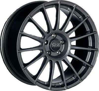 OZ Racing Superturismo LM 7.5x17 5x120 ET 47 Dia 79 matt graphite silver lettering