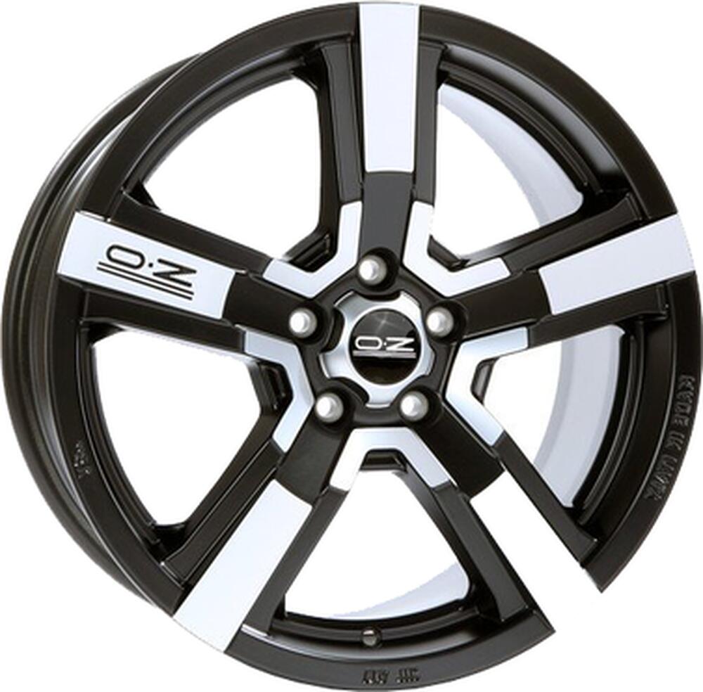 OZ Racing Versilia 9.5x20 5x120 ET 52 Dia 79 Matt Black + Diamond Cut
