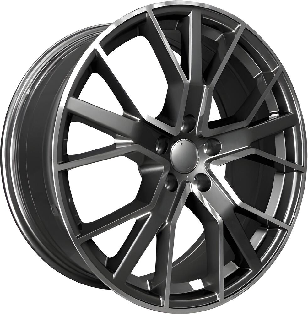 PDW 2048 8x19 5x112 ET 35 Dia 66.45 Grey Machine Face