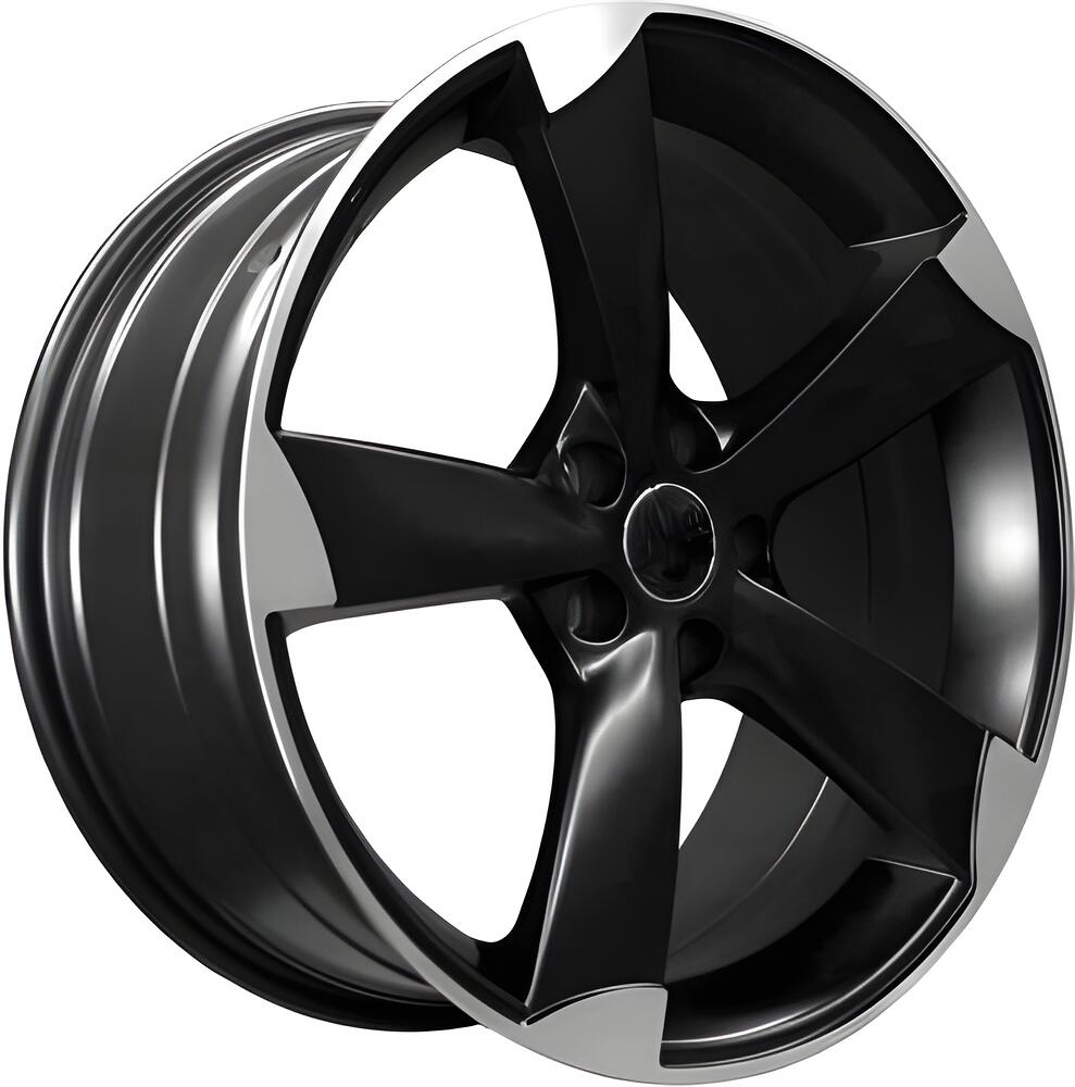 PDW 3006 8x19 5x112 ET 35 Dia 66 Flat Black Machine Face
