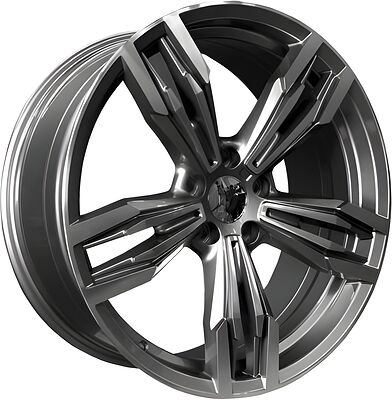 PDW 5138 8.5x20 5x120 ET 33 Dia 72.56 Gun Metal Machined Face