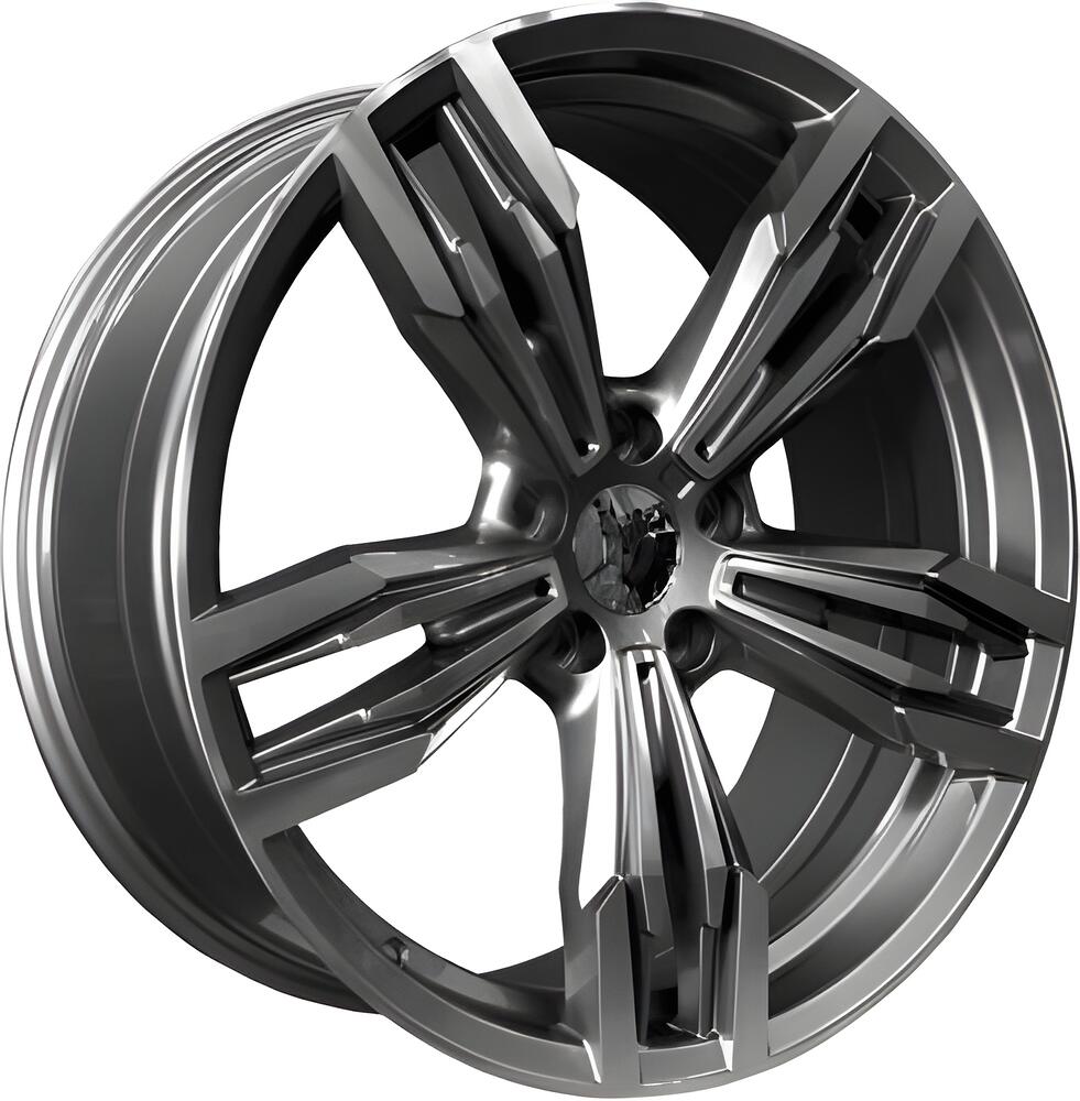PDW 5138 8x20 5x120 ET 33 Dia 72 Gun Metal Machined Face