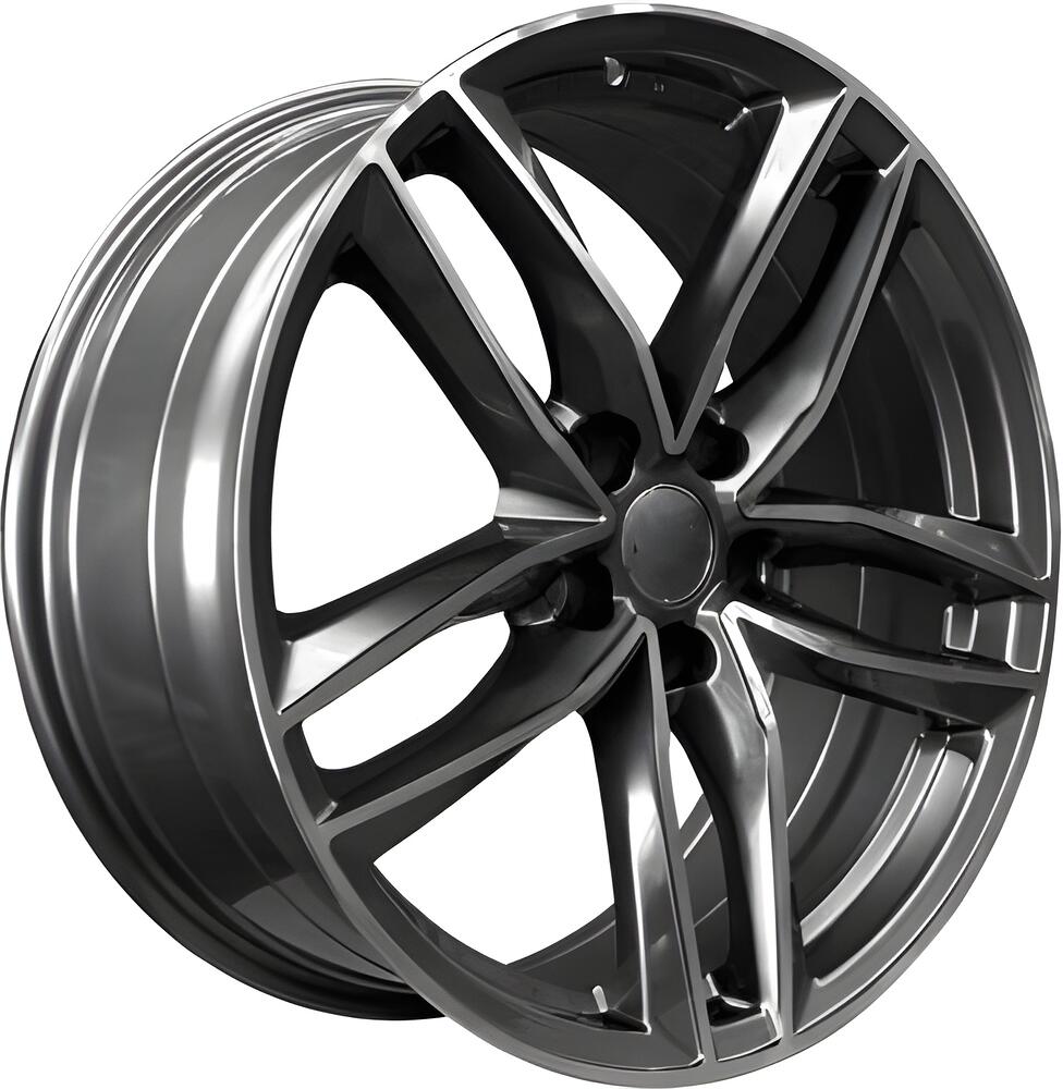 PDW 5194 8x19 5x112 ET 35 Dia 66.56 Gloss Black Machine Face