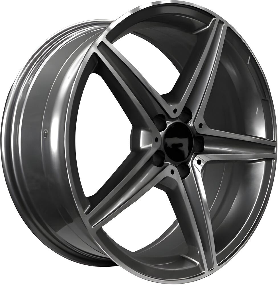 PDW 5261 7x18 5x112 ET 35 Dia 66 Grey Machine Face