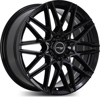 PDW 5337 6.5x16 4x100 ET 40 Dia 60.1 Gloss Black