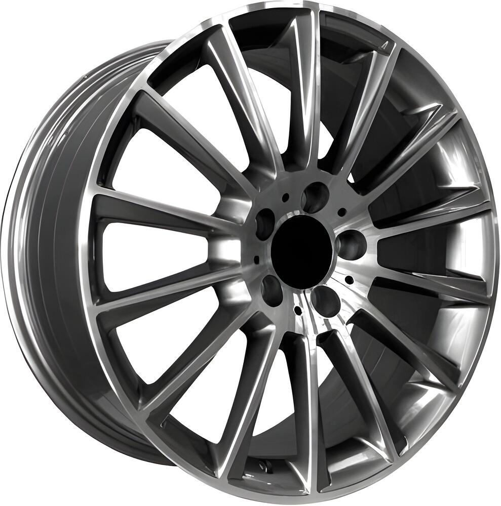 PDW 5459 8x18 5x112 ET 43 Dia 66 Grey Machine Face