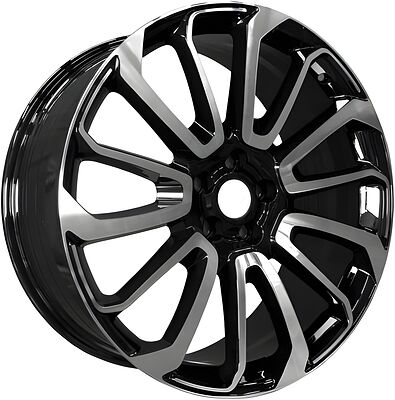 PDW 7013 9.5x22 5x120 ET 45 Dia 72.56 Gloss Black Machine Face