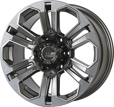 PDW 6032 HAZARD 8x17 6x139.7 ET 30 Dia 106.2 M/GRA