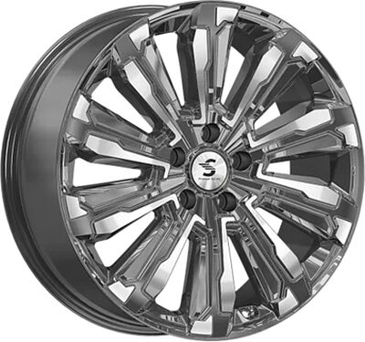 Premium Series HUMBER (КР1061) 8x20 5x114.3 ET 35 Dia 60.1 Diamond Gloss Graphite