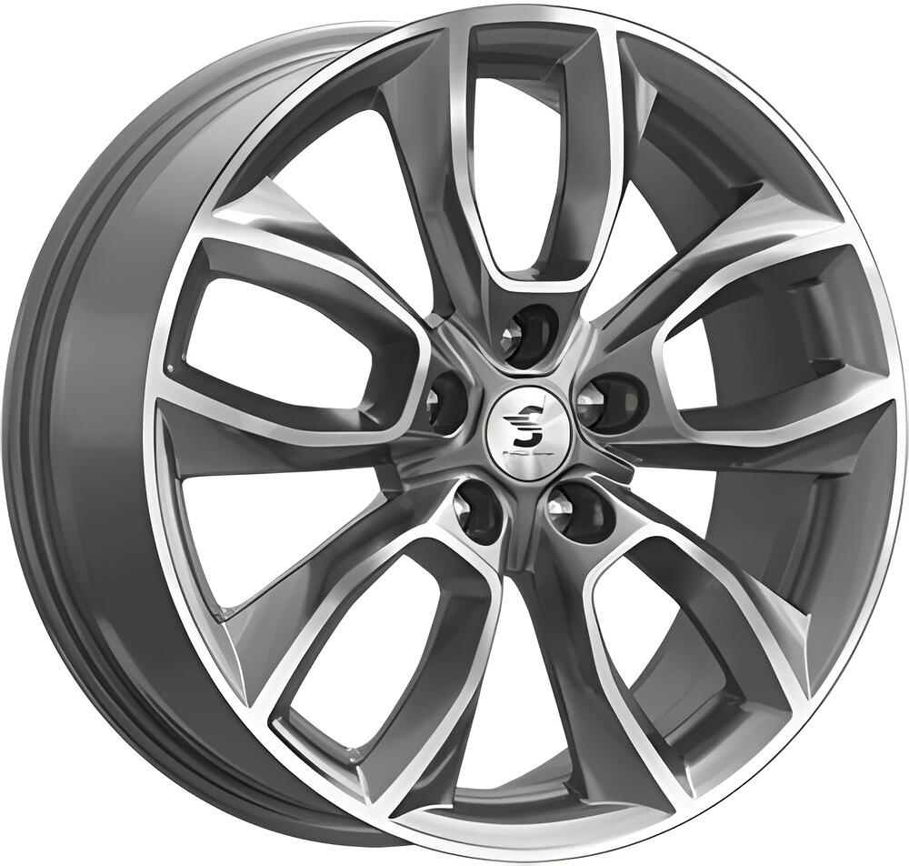 Premium Series КР001 (Kodiaq) 7x18 5x112 ET 43 Dia 57.1 Diamond Gloss Graphite