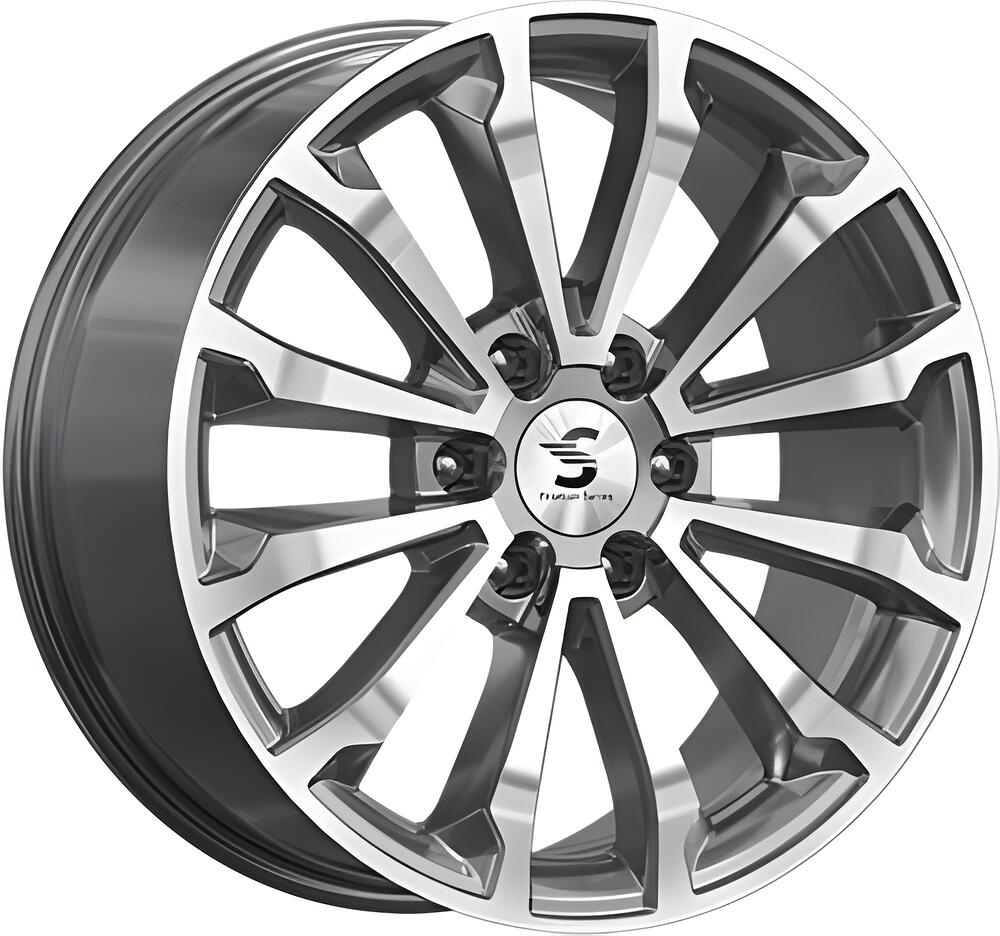 Premium Series КР006 (Land Cruiser Prado) 8.5x20 6x139.7 ET 25 Dia 106.1 Diamond Gloss Graphite