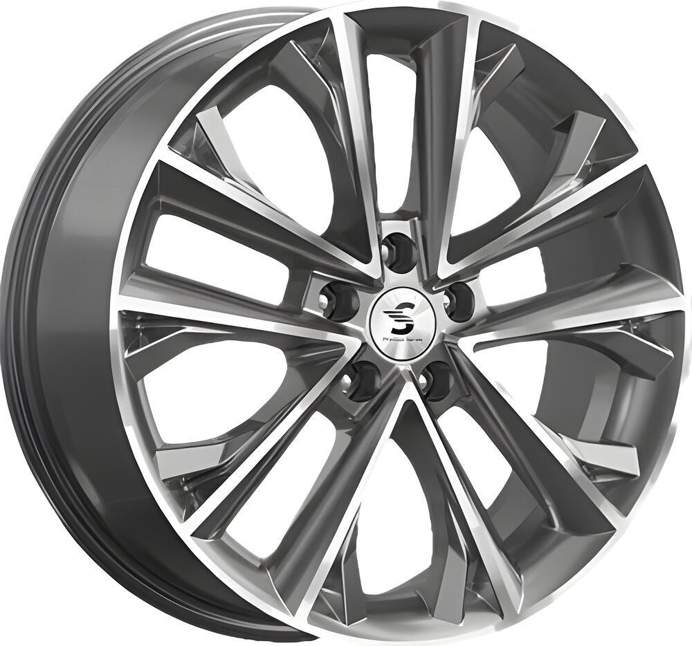 Premium Series КР012 (Tiggo 7 Pro) 7x18 5x108 ET 33 Dia 60.1 Diamond Gloss Graphite