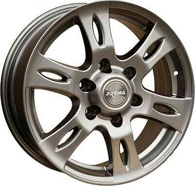 Прома H5 7x17 6x139.7 ET 38 Dia 100.1 Черный матовый