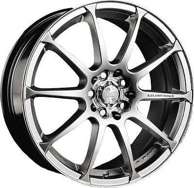 Racing Wheels H-158 7x16 5x100 ET 45 Dia 56.1 silver