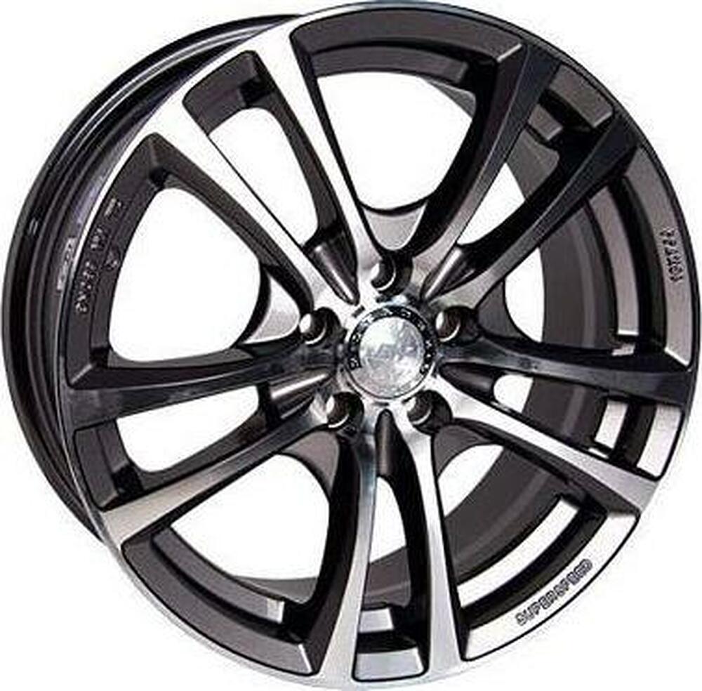 Racing Wheels H-346 6.5x15 4x114.3 ET 40 Dia 67.1 BK-IRD