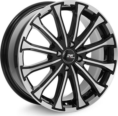 Racing Wheels H-461 7.5x18 5x114.3 ET 35 Dia 73.1 BK F/P