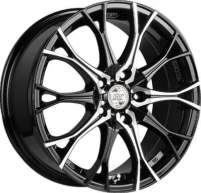 Racing Wheels H-530 7x16 5x105 ET 40 Dia 56.6 BK F/P