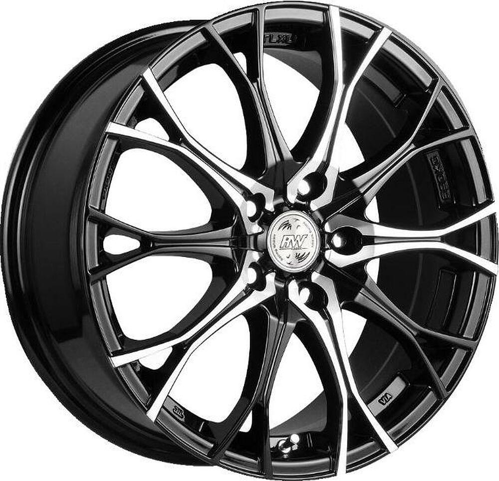 Racing Wheels H-530 7x16 5x115 ET 40 Dia 70.3 BK F/P